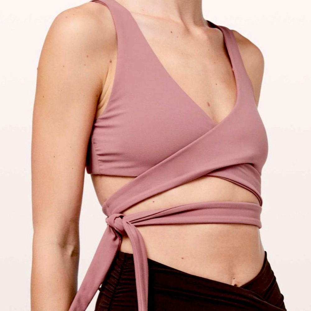 Lululemon Still the Mind bra in quicksand size 4